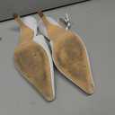 Ankis Women's Slingback Kitten Heels Closed Pointed Toe Low Heel Pumps Comfortable Dress Shoes for Wedding Party Work Office Business Casual Daily Wear 2.5inch.  7.5