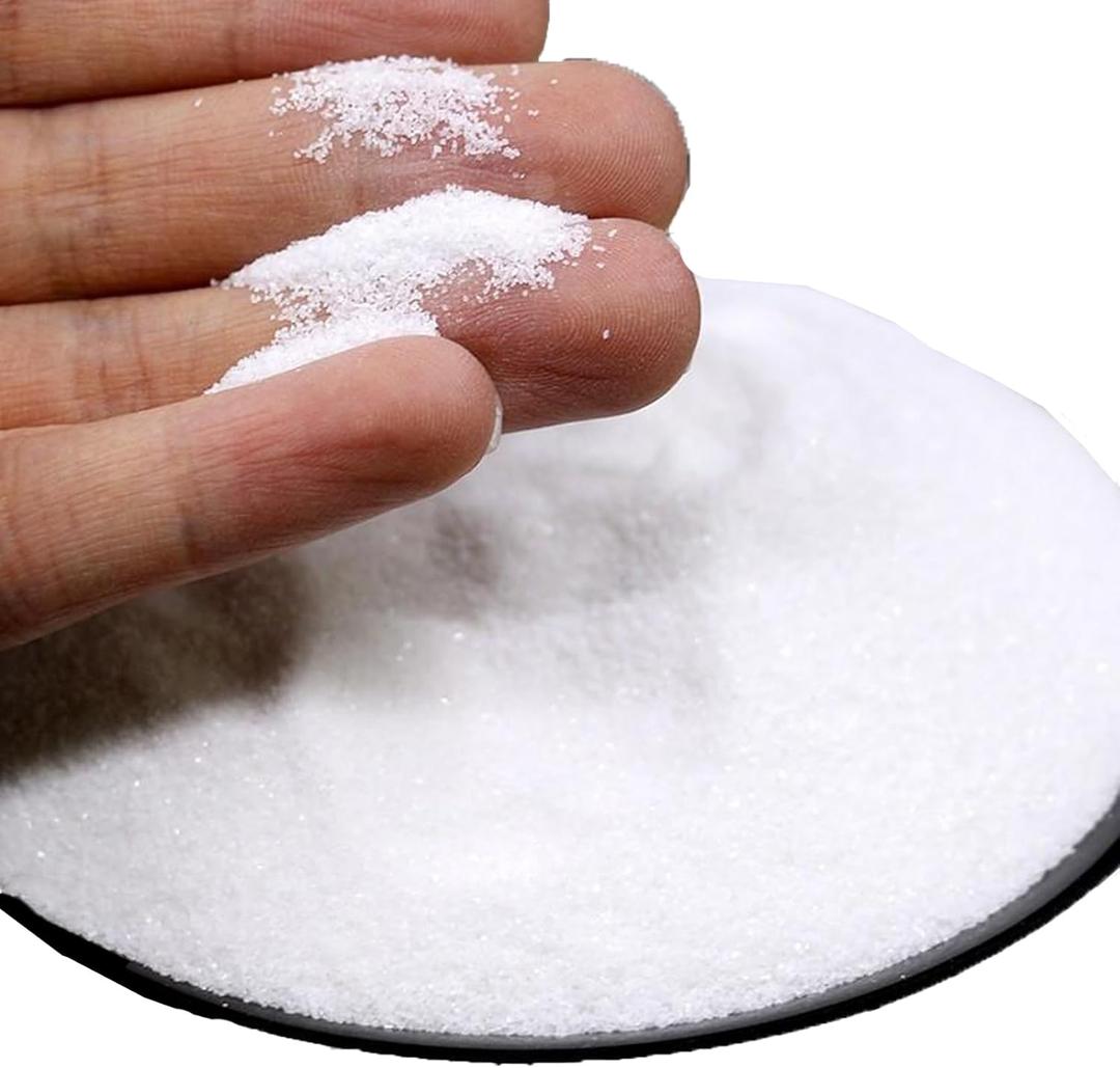 AOSWTLIF 1 Pound White Fine Quartz Sand - 80-120 Mesh, Ideal for Zen Gardens, DIY Painting, Incense Burners, Acrylic Texturing, Interior Decor & Vase Fillers