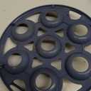 Elite Gourmet EGC710BG Rapid Egg Cooker, 7 Easy-To-Peel, Hard, Medium, Soft Boiled Eggs, Poacher, Omelet Maker, Auto Shut-Off, Alarm, 16-Recipe Booklet, BPA-Free, Slate Blue