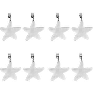 TEKEFT Set of 8 Stainless Steel Starfish Shaped Table Cover Tablecloth Weights