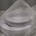 FLOWERCAT 60PCS White Plastic Plates - Heavy Duty White Disposable Plates for Easter Party/Wedding -serve for 30 guests Include 30PCS 10.25" & 30PCS 7.5" Plates for Party