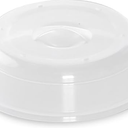 Nordic Ware BPA-free and Melamine Free Plastic Splatter Microwave Cover, 10-Inch (Set of 1), Clear