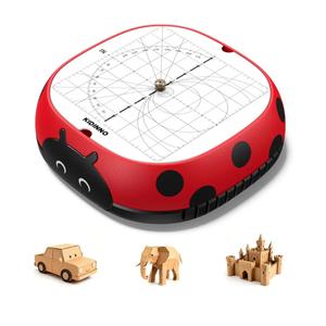 Safe Power Cardboard Cutter for Kids, STEM + STEAM Educational Toy for Boys and Girls Ages 5+, Upcycled Tool for DIY Cardboard Projects, Engineering & Creativity