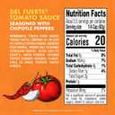 DEL FUERTE Tomato Sauce Seasoned with Chipotle 7.4 Ounce, 24-Pack (EXP 06/30/26)