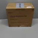 Glass Laundry Detergent Dispenser with Shelf & Black Bamboo Lid - 120 Oz Liquid Detergent, Laundry Soap & Fabric Softener Dispenser for Laundry Room Organization and Storage with 2 Cups & 8 Labels 