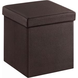 SONGMICS 15 Inches Ottoman with Storage, Foot Rest, 661.4 lb Load Capacity