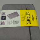 Solo New York Laptop Bag Sleeve for Women & Men - Travel Case for Computer & Tablet, Fits up to 15.6" Laptops, Fully Padded, Lightweight Construction, Durable Zippers - Re:Focus, Gray