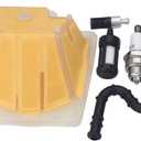 Air Filter Tune-Up Kit for MS270 MS270C MS280 MS280C Chainsaw Fuel Lin Filter Spark Plug 1133-120-1604
