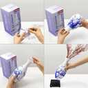 3D Puzzle Vase for Adults,160-Piece Unique Curved Plastic Flower Vase,House Warming Gift for Flower Arrangements and Home Decor, for Mom (Plum Blossom)