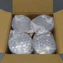 FOCUSLINE 100 Pack 12 oz Gold Rimmed Plastic Cups, 12 Ounce Clear Plastic Tumblers, Heavy-duty & Fancy Disposable Hard Cups with Gold Rim for Wedding