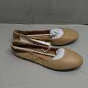 Amazon Essentials Women's Belice Comfortable Slip-On Ballet Flats Shoes (10.5, Beige)