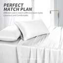 3 Pieces White Satin Sheets Twin Size Bed Set, Luxury Silky Satin Bedding Sheets Set with 1 Deep Pocket Fitted Sheet, 1 Soft Flat Sheet, 1 Pillowcases