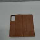 Flip Wallet Case for Moto G Power 5G (2024),Leather Magnetic Folio Cover with Card Holder,Kickstand - TPU Shockproof Durable Protective Phone Case,Brown