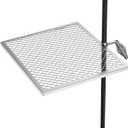 only fire Swivel Campfire Grill Adjustable Open Fire Grill Grate, Mesh Cooking Grate for Fire Pit Grilling, Outdoor Camping, Hiking