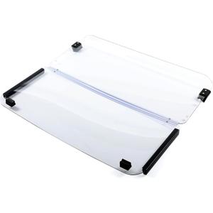 HECASA Clear Windshield Compatible with 1985-1995 Yamaha G2/G9 Models Golf Cart Fold Down Windscreen