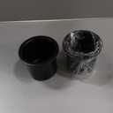 2Pcs Drop-in Cup Holder, 304 Stainless Steel Automotive Cup Holders, 3.3inch Black Poker Table Drink Holder Dining Table Cinema Sofa Yacht Boats Cars Touring RV Car Drop-in Drink Cup Holder