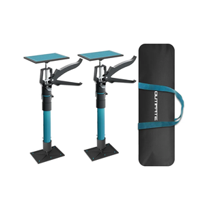 Adjustable Support Pole, Cabinet Jacks for Installing Cabinets, Telescoping Support Poles Range from 13.8'' to 24.6'' Third Hand Tool for Installation, 132 LB Capacity, 2 Packs