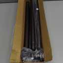 Bronze Shower Curtain Rod 31 to 80 Inch,1 Inch Diameter Adjustable Spring Tension Stainless Steel Telescoping Rod,Easy Install,No Rust Bronze