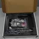 RUMOSE Matte Black Bathroom Faucets Set with Pop Up Drain Single Handle Bathroom Sink Faucet 1 & 3 Hole Waterfall Spout Vanity Faucet Kit with Deck Plate Rv Lavatory Basin Faucet, Stainless Steel