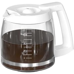12-Cup Coffee Pot Replacement Compatible with Cuisinart Coffee Maker Models SS-12, SS-15, SS-16, DCC-1100BK, DCC-1200, DCC-2650, CHW-12P1, DGB-400, DGB-550BK, DGB-550BK1, DGB-625BC and DGB-700BC White