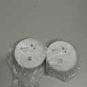 Geevon 2 Pack Water Leak Detectors, 100dB Water Sensor Alarms Flood Detector for Basements, Bathrooms, Laundry Rooms, Kitchens, Garages, and Attics, Water Alarms Battery-Operated (Battery Included) (White)