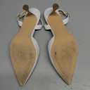 Athlefit Closed Pointed Toe Kitten Heels for Women Dress Work Wedding Party Slingback Stiletto Pumps Shoes