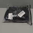 ELLEVEN Women's Linen Blazer 3/4 Ruched Sleeves, Lightweight Slim Fit Jackets with Pockets Half Lining (Black, Small)