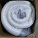 Firm Mattress Topper Twin Size - 4 Inch Charcoal-Infused Extra Firm Memory Foam Bed Topper for Back Pain Relief and Spinal Alignment, Mattress Pad CertiPUR-US Certified, Removable Cover