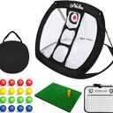 Golf Chipping Net Pop Up - Backyard/Indoor Practice Net with Hitting Mat, Ideal for Short Game & Accuracy Practice