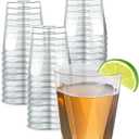 Prestee Clear Plastic Shot Glasses, 2 oz Disposable Shot Glasses - Bulk 100 Pack, Durable Small Cups for Shots, Mini Drinkware for Parties, Events, Reusable or Disposable - Crystal Clear Design
