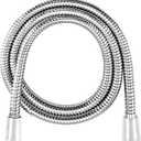 Shower Hose for Handheld Shower Heads,72 inches Stainless Steel Shower Head Hose Replacement, Flexible Hose Extension with Brass Insert and Nut, Anti-Explosion Anti-Kink Leakproof
