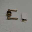 Quiet Bronze Door Handle Lock, Copper Core, Antique Finish, Safety and, Install Kit Included, Entry Lock with Two Keys, Reversible for Right & Left Side