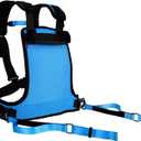 AIEX Ski and Snowboard Harness for Kids, Kids Climbing Harness Ski Harness Vest & Leash for Boys and Girls Toddler Snowboard Beginners (Blue)