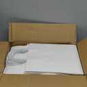 RACETOP White Paper Bags with Handles Bulk 8"x4.5"x10.8" 100Pcs Gift Bags Medium Size, White Gift Bags with Handles, Gift Bag Bulk for Retail, Party, Shopping, Merchandise