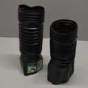 Flex-Drain ADP53102 Downspout Adaptor, Landscaping Drain Pipe Adapter 3 by 4 by 4-Inch , Black