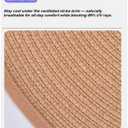 2 x Yountoon Sun Straw Visor Hats for Women Wide Brim Roll-Up Packable UPF 50+ (One Size, White)