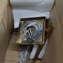 Brushed Gold Bathroom Vanity Lights, 3-Light Bathroom Light fixtures Over Mirror, Modern Vanity Lighting Fixtures with Frosted Glass Shades E26 Base,Wall Mount Scones for Mirror (Bulbs Not Included)
