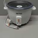 AROMA Rice Cooker, 8-Cup (Uncooked) / 16-Cup (Cooked), Pot-Style Rice Cooker and Soup Warmer with One-Touch Control, 4 Qt, White