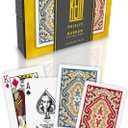 KEM Paisley Plastic Bridge Size Poker Playing Cards, 2 Decks