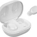 ABRAMTEK Mini Wireless Earbuds for Small Ears, E9 Tiny in-Ear Bluetooth Headphones, ENC Noise Cancelling, Touch Control, USB-C Charging Case, IPX7 Waterproof (White)