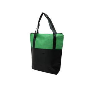 20 Pcs Voyage Zip-Top Tote Bag, Large Front Pocket With Velcro Closure, Zippered Main Compartment, Waterproof, 18” Handles, 14” W × 14 ¾” H × 3 ¼” D