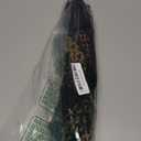 VHC Brands Kettle Grove, Bone Shape Indoor-Outdoor Rug, Recycled Polyester, Small, Black, 11.5x17.5