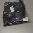 Womens Breathable Slim Fit Cropped Cardigan Button Up Long Sleeve Casual Sexy Basic Shirt Tops Summer (Black, M)