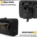 DBTAC Urban Classic Tactical Double Long Gun Bag Soft Rifle Case Pistol Transportation Case w/Backpack Strap for Range Shooting Outdoor Hunting | 32" 36" 42" 48"