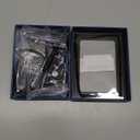 Elegananccy for BMW Key Fob Case Cover, Fit for BMW 1 3 4 5 6 7 Series X3 X4 M5 M6 GT3 GT5, Zinc Alloy and Silicon Remote Key Protector (Blade Type)