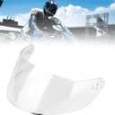Motorcycle Helmet Visor Compatible with AGV K1 K3 SV K5 K5S Wind Shield Helmet Lens Visor Shield Full Face(Transparent)