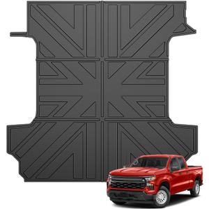 Truck Bed Mat for 2019-2025 Chevy Silverado/GMC Sierra 1500 5.8FT Crew Cab Short Bed Liner All Weather Bed Cargo Mat for 19-25 Chevrolet Silverado/GMC Sierra 1500 Accessories