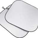 Car Windshield Sunshade Windshield Sun Shade 2 Piece Foldable Car Front Window Sunshade Auto Sun Blocker Visor Protector Blocks Max Uv Rays