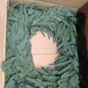 6.6 FT Norfolk Pine Garlands with Light,Artificial Realistic Cedar Garland,Greenery Garland for Mantle,Table,Wall, Indoor, Outdoor Christmas Decorations