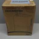 BREEZOME 60 OZ Dehumidifiers for Home, Dual-Semiconductor Quiet Dehumidifier with Timer Sleep Mode Auto-Off 7 Colors Light Portable Small Dehumidifiers for Bathroom, Cloakroom, RV (White)